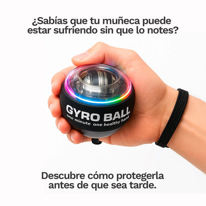 Gyro Ball LED para Muñeca y Antebrazo | Alivio del Estrés y dolor