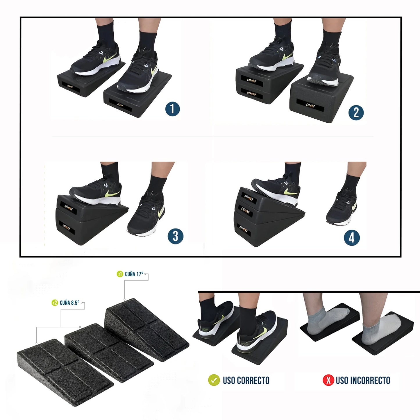 Cuña para Sentadillas - Mejora Tu Técnica y Protege Tus Rodillas